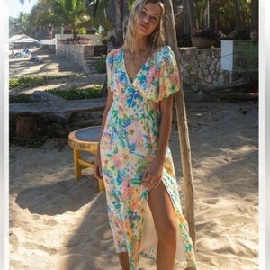 Billabong Jet Set Floral Midi Dress